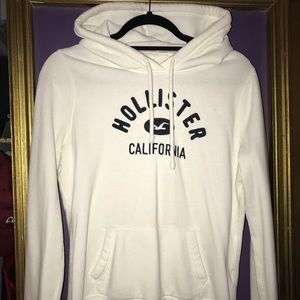 Hollister White Hoodie